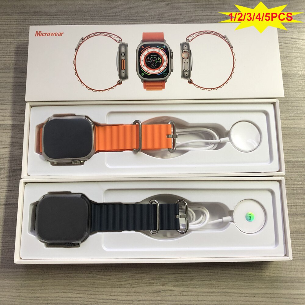 1/2/3/4/5 PCS IWO W68 Ʈ Ʈ ġ  2.0 ġ 49mm  ȭ NFC  ڵ SOS  Ʈ ġ